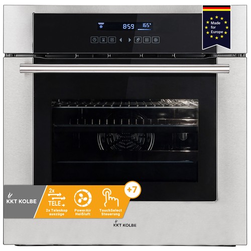 Einbaubackofen 60cm 70l grill - 60cm,