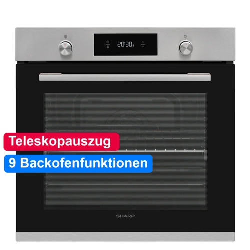 Einbaubackofen heißluft grill - heißluft,