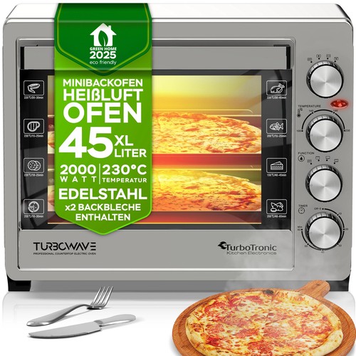 Mini backofen 45l 2000w umluft - mini,