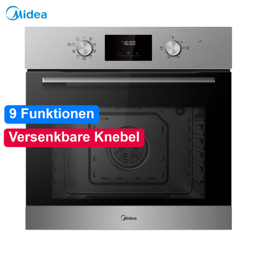 Midea einbaubackofen umluft - midea,