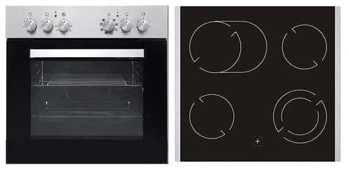 Herdset backofen edelstahl - herdset,