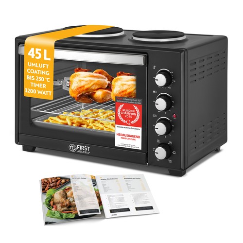 Minibackofen mit kochplatten - mit,
